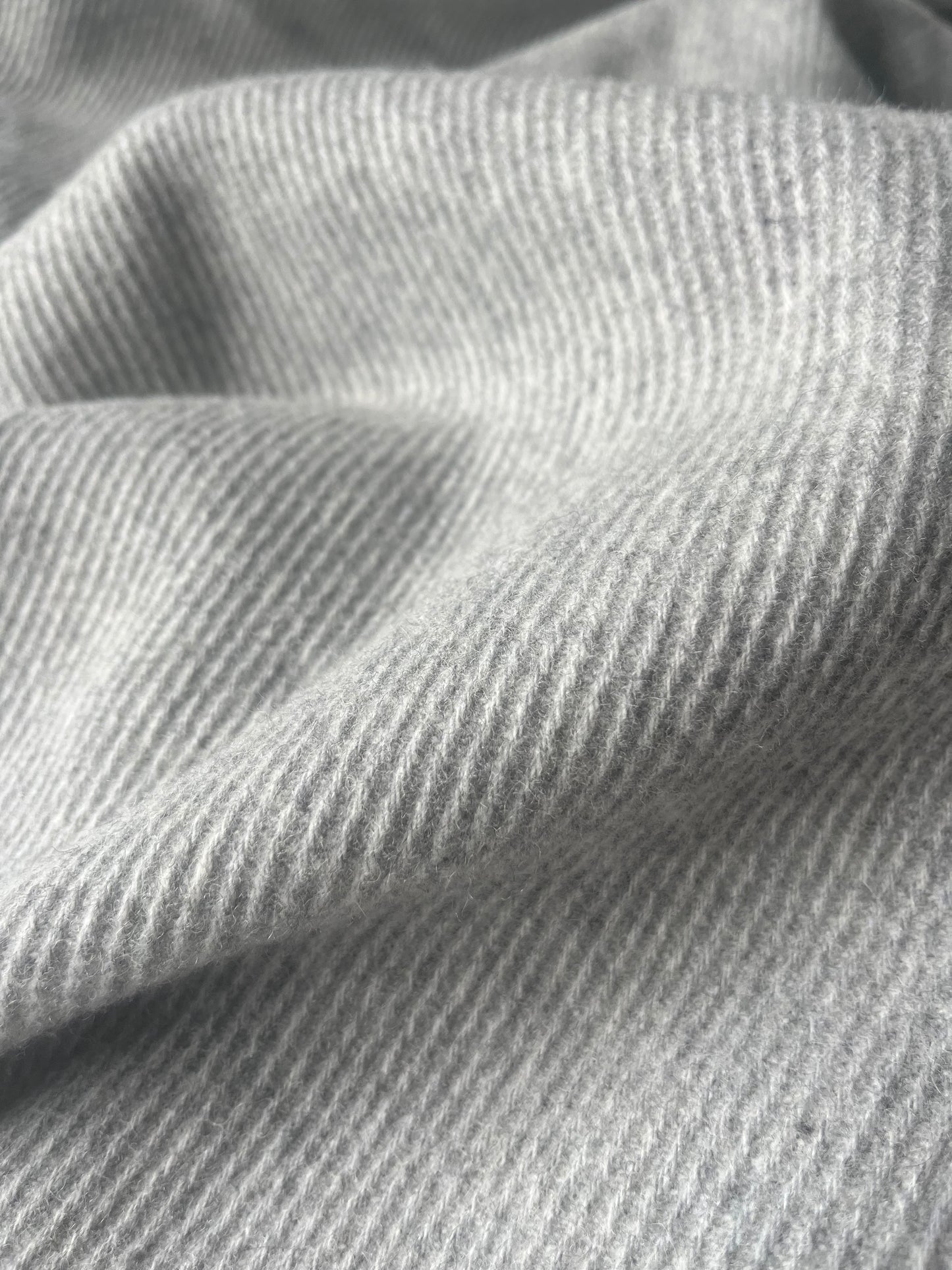 ROSALIE 024 heavy woolen coat fabric light grey
