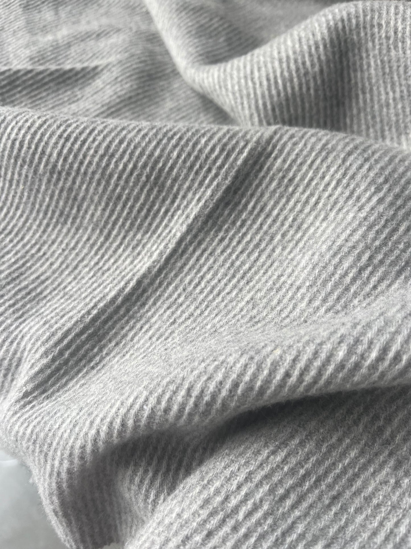 ROSALIE 024 heavy woolen coat fabric light grey