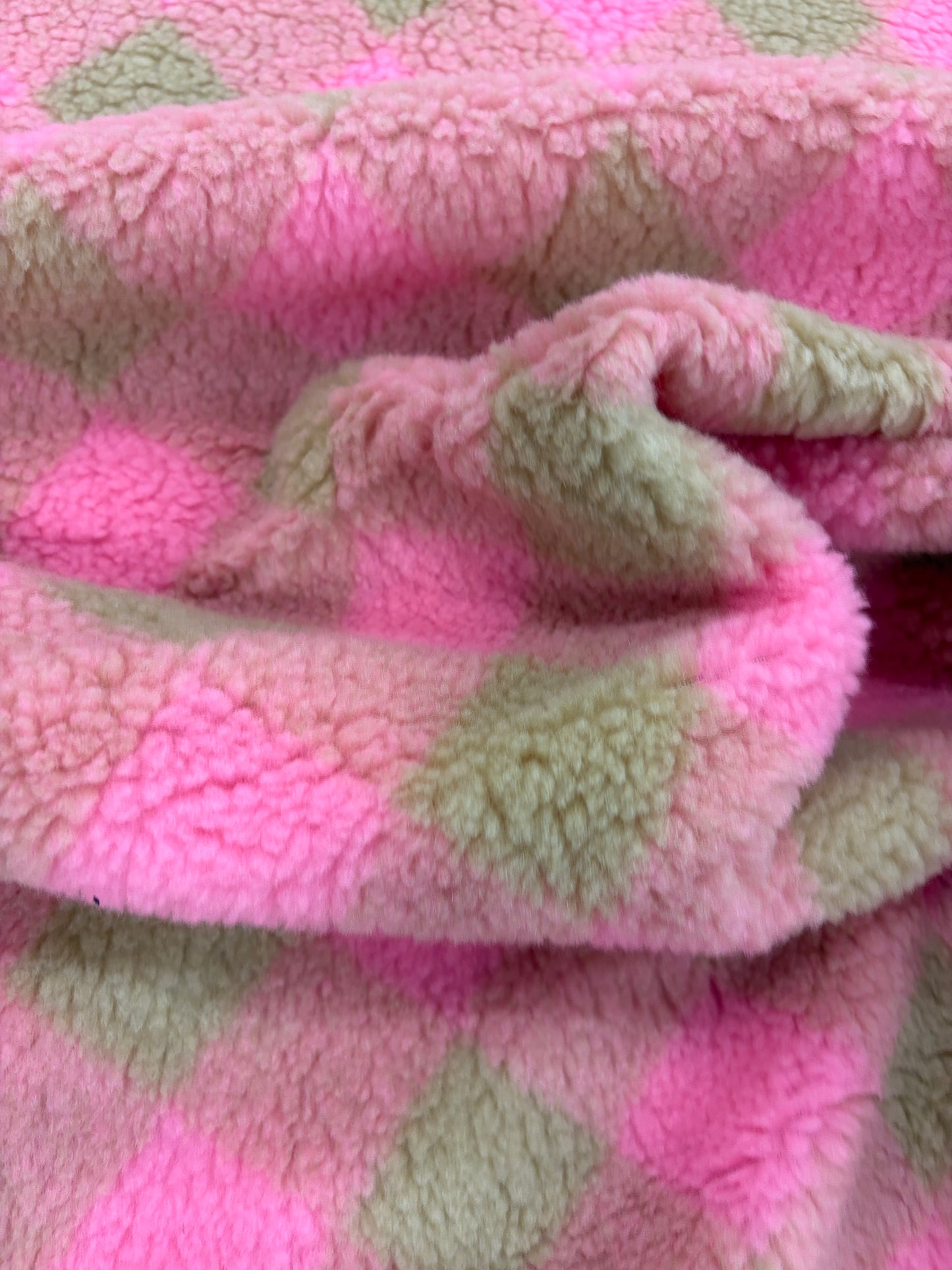 XENA 027 checkered fleece