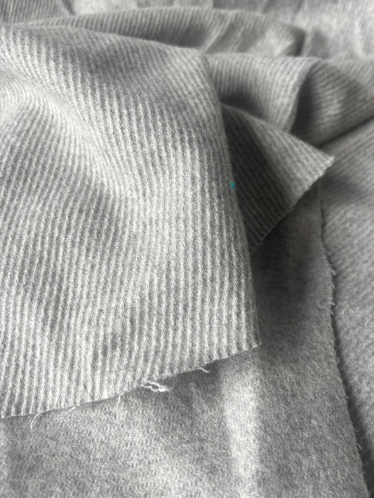ROSALIE 024 heavy woolen coat fabric light grey