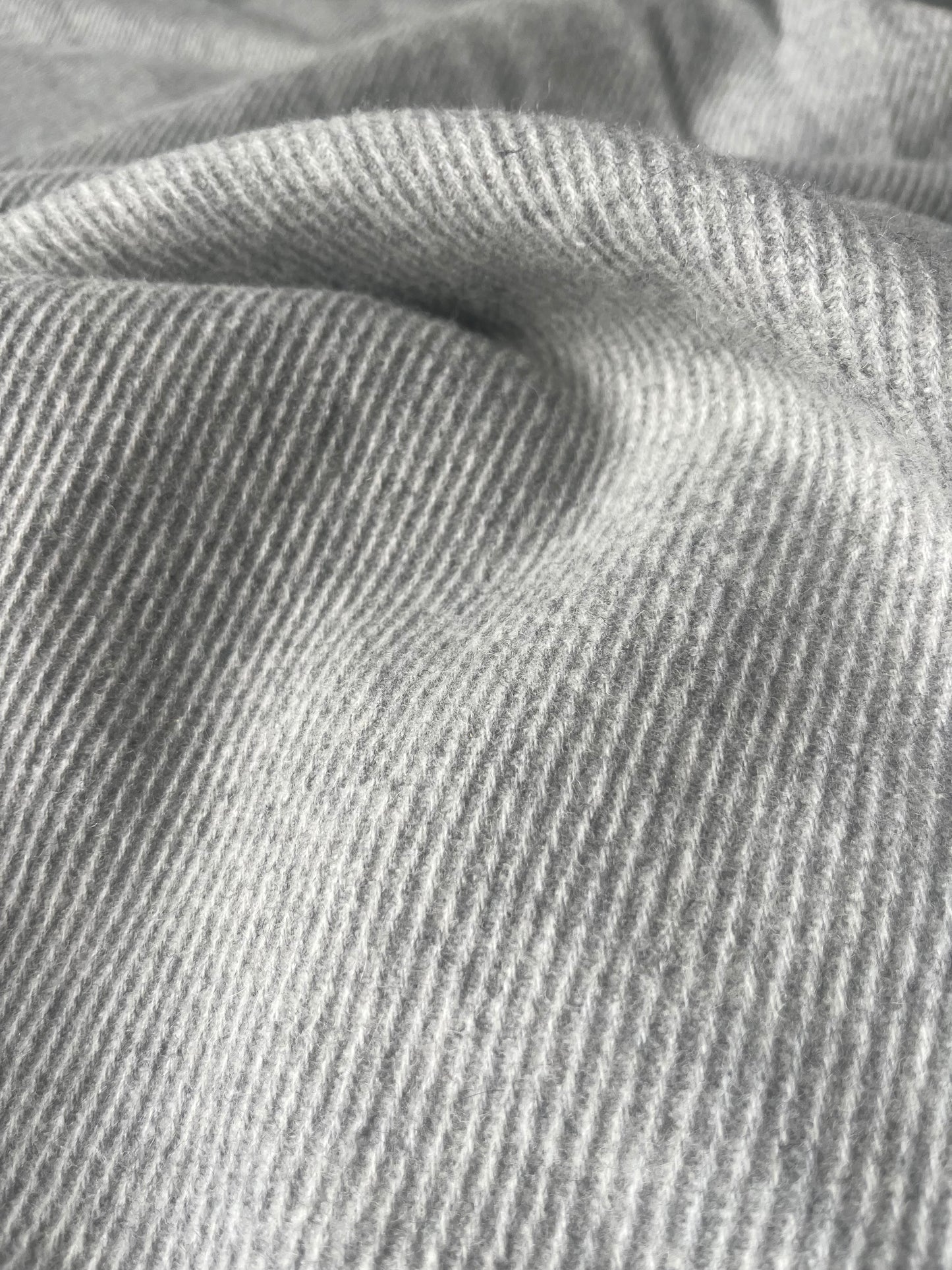 ROSALIE 024 heavy woolen coat fabric light grey