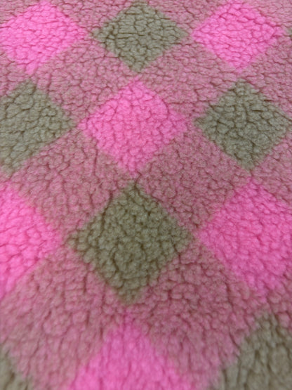 XENA 027 checkered fleece