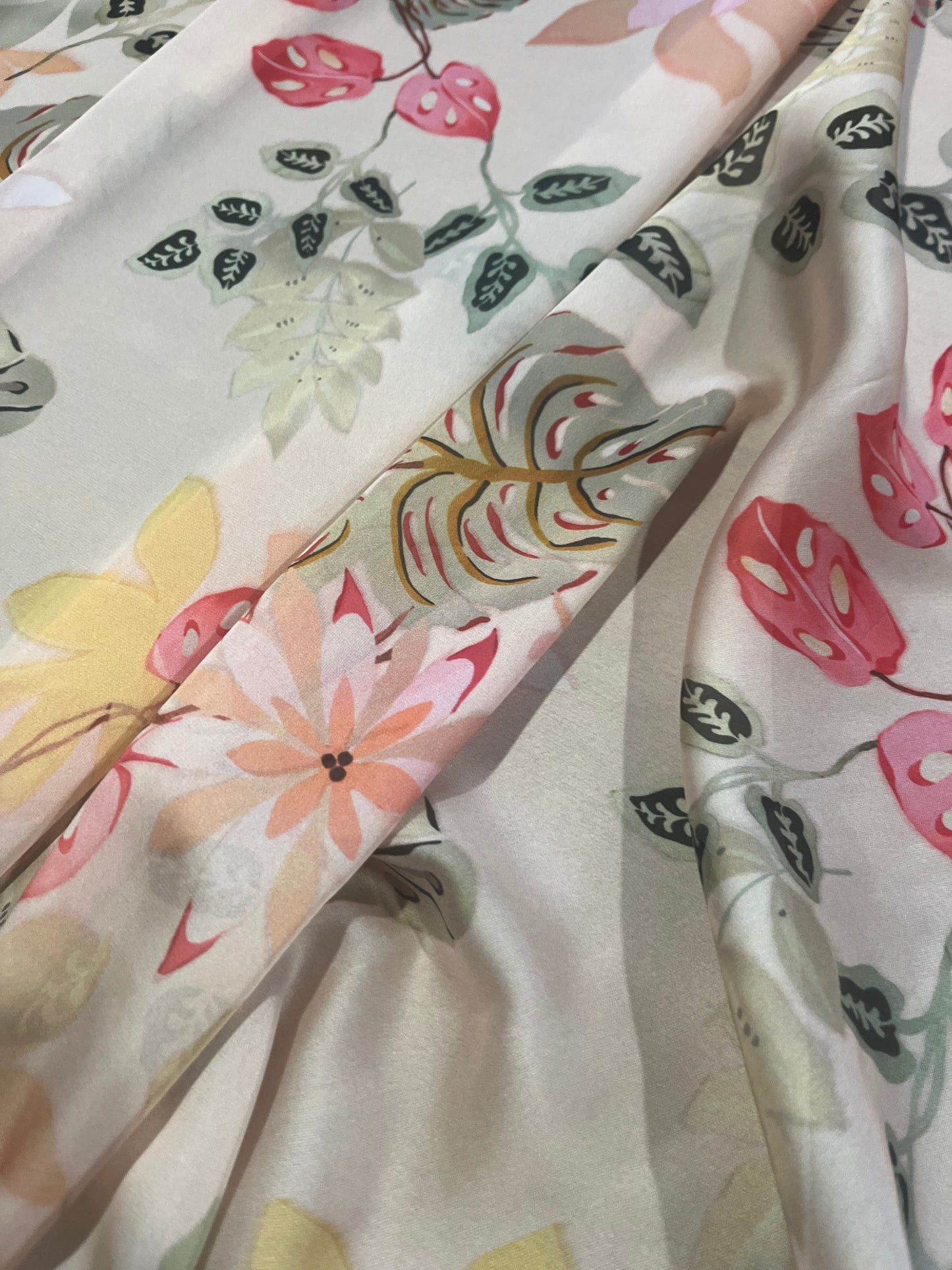 PC041 chiffon with flowers