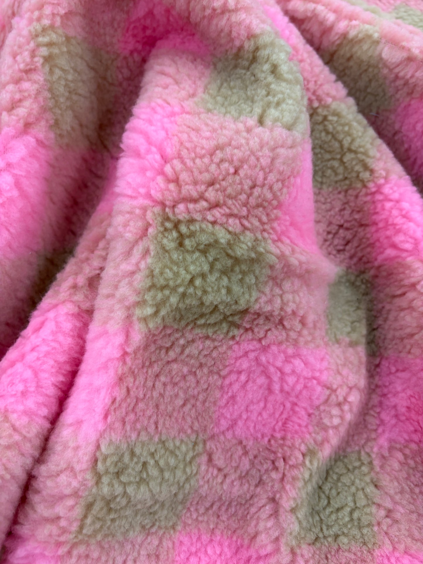 XENA 027 checkered fleece