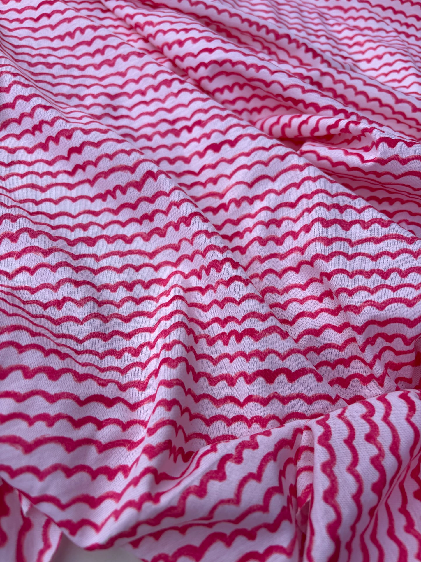 PC ERICA 030 jersey viscose pink waves