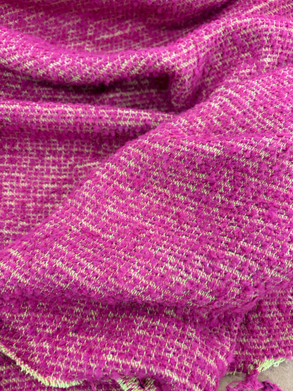 XENA 029 tweed bouclette fuchsia