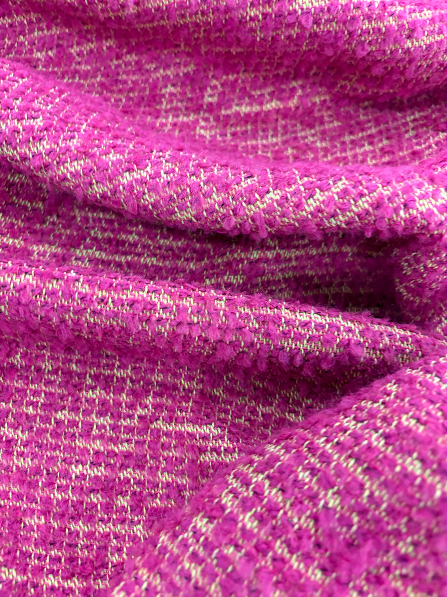 XENA 029 tweed bouclette fuchsia
