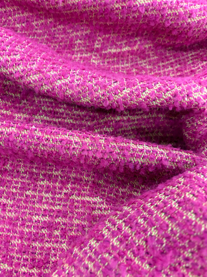 XENA 029 tweed bouclette fuchsia