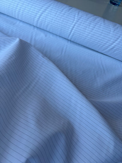 MIA 002 white viscose voile stripes