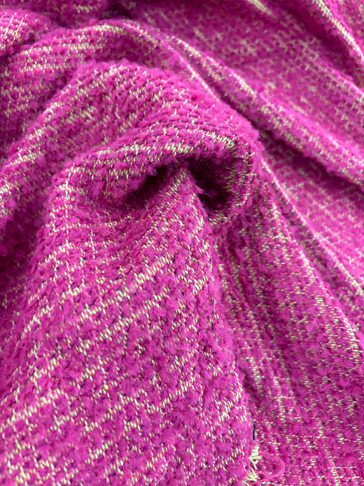 XENA 029 tweed bouclette fuchsia