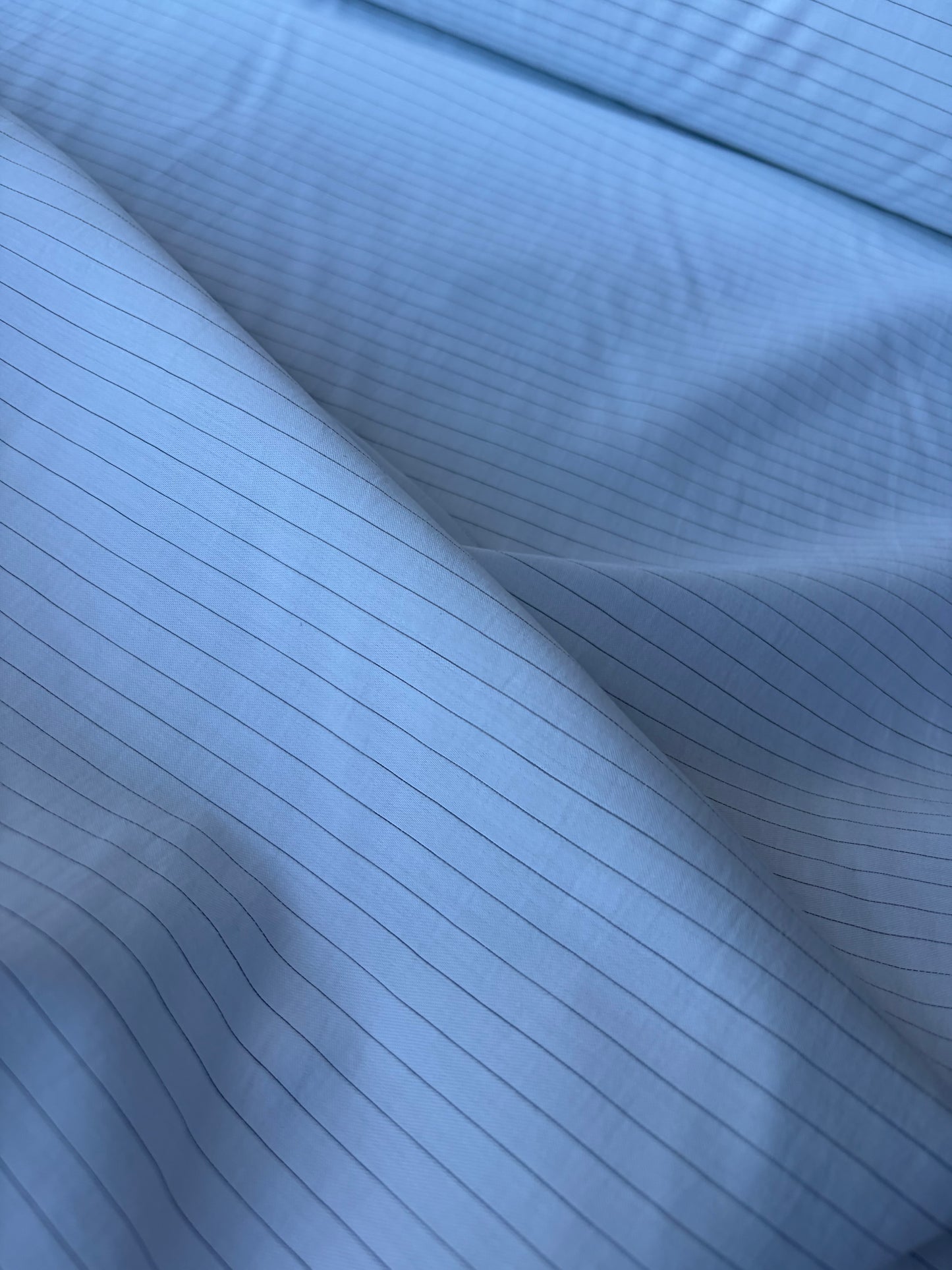 MIA 002 white viscose voile stripes