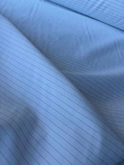 MIA 002 white viscose voile stripes