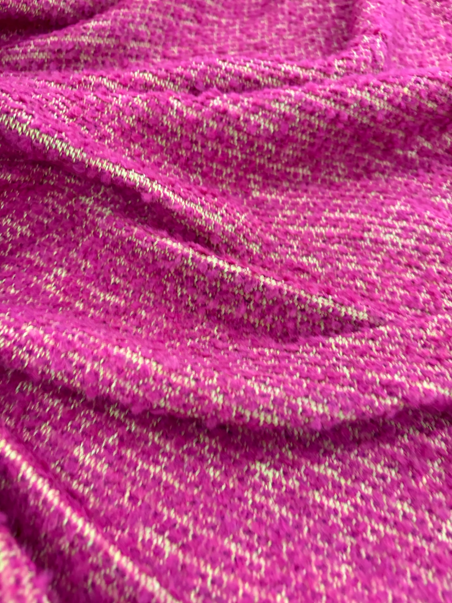 XENA 029 tweed bouclette fuchsia