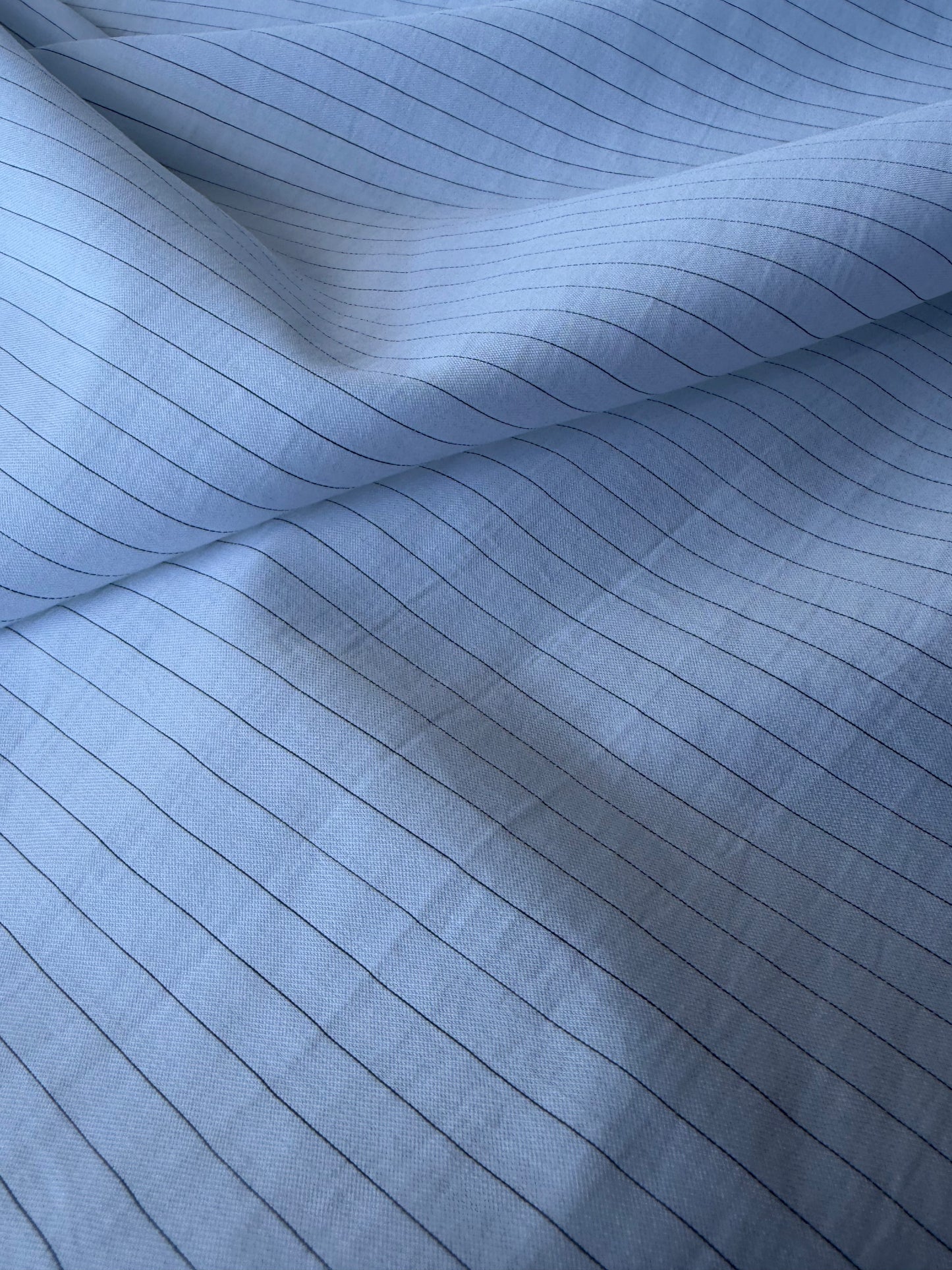 MIA 002 white viscose voile stripes