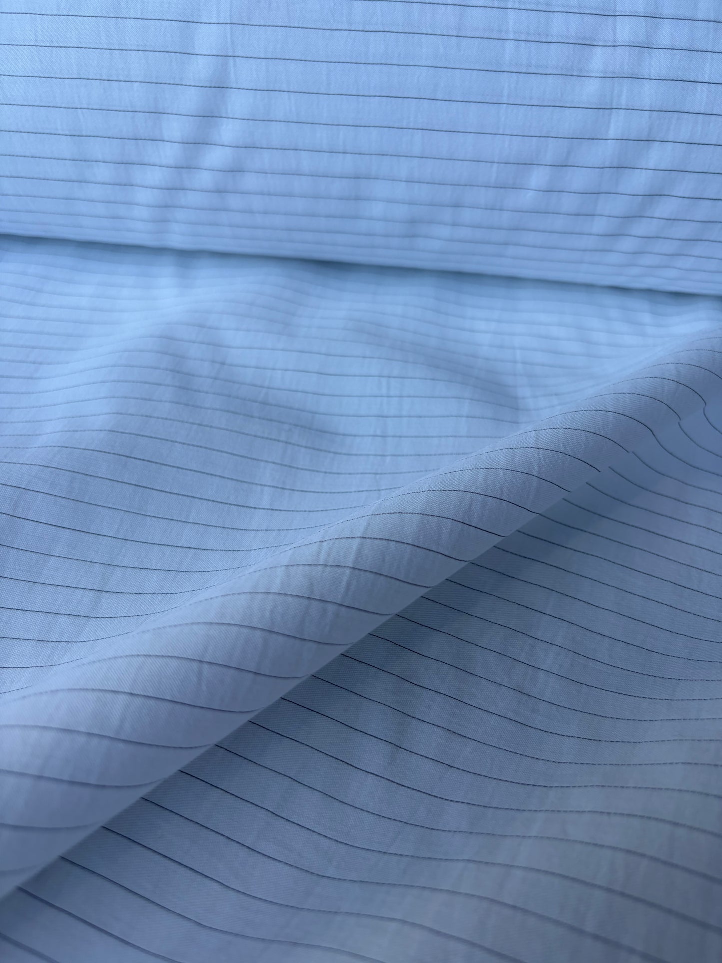 MIA 002 white viscose voile stripes