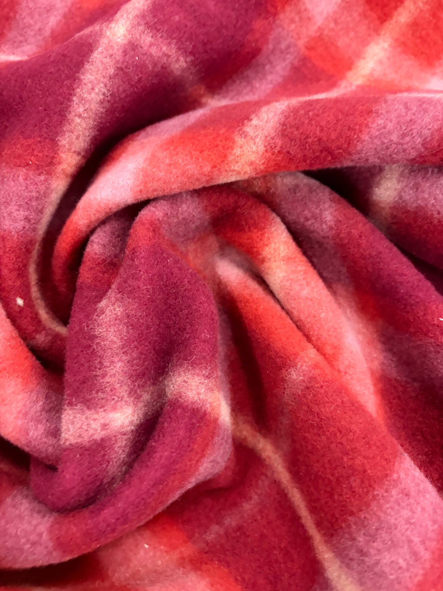 XENA 030 checkered boiled wool