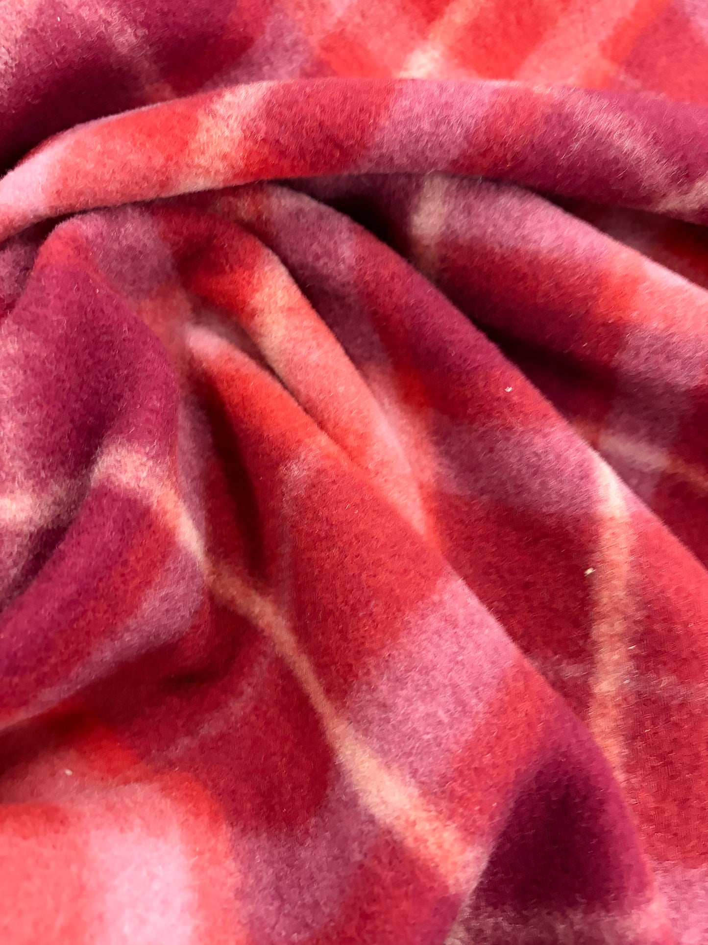 XENA 030 checkered boiled wool