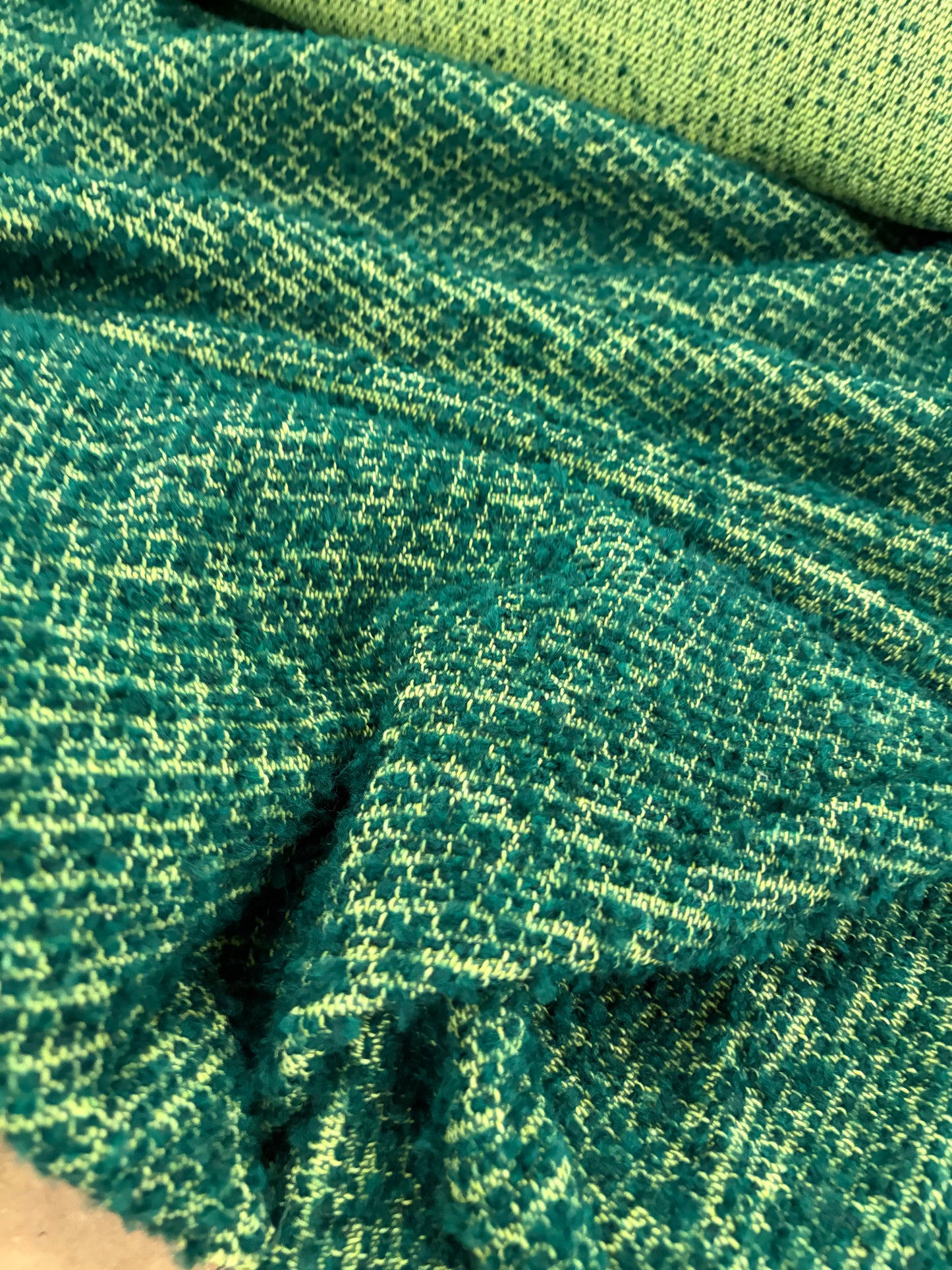 XENA 032 tweed bouclette green