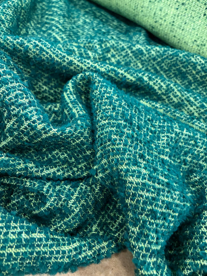 XENA 032 tweed bouclette green