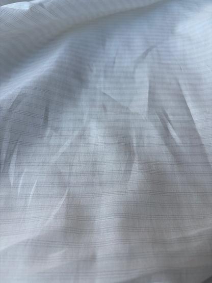 MIA 006 white transparent viscose/silk stripes