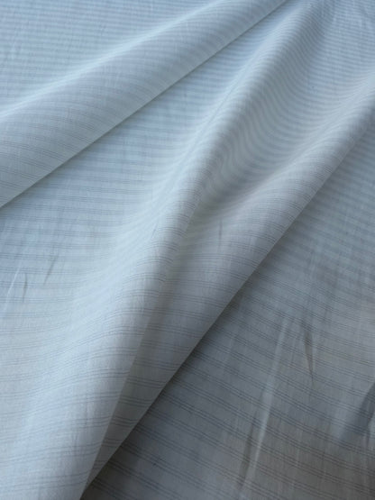 MIA 006 white transparent viscose/silk stripes