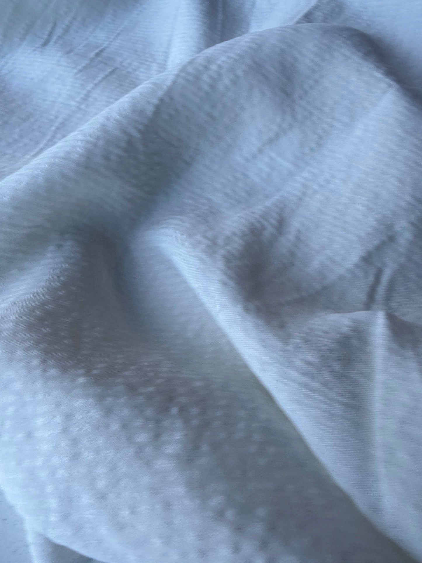 MIA 007 white viscose voile stripes
