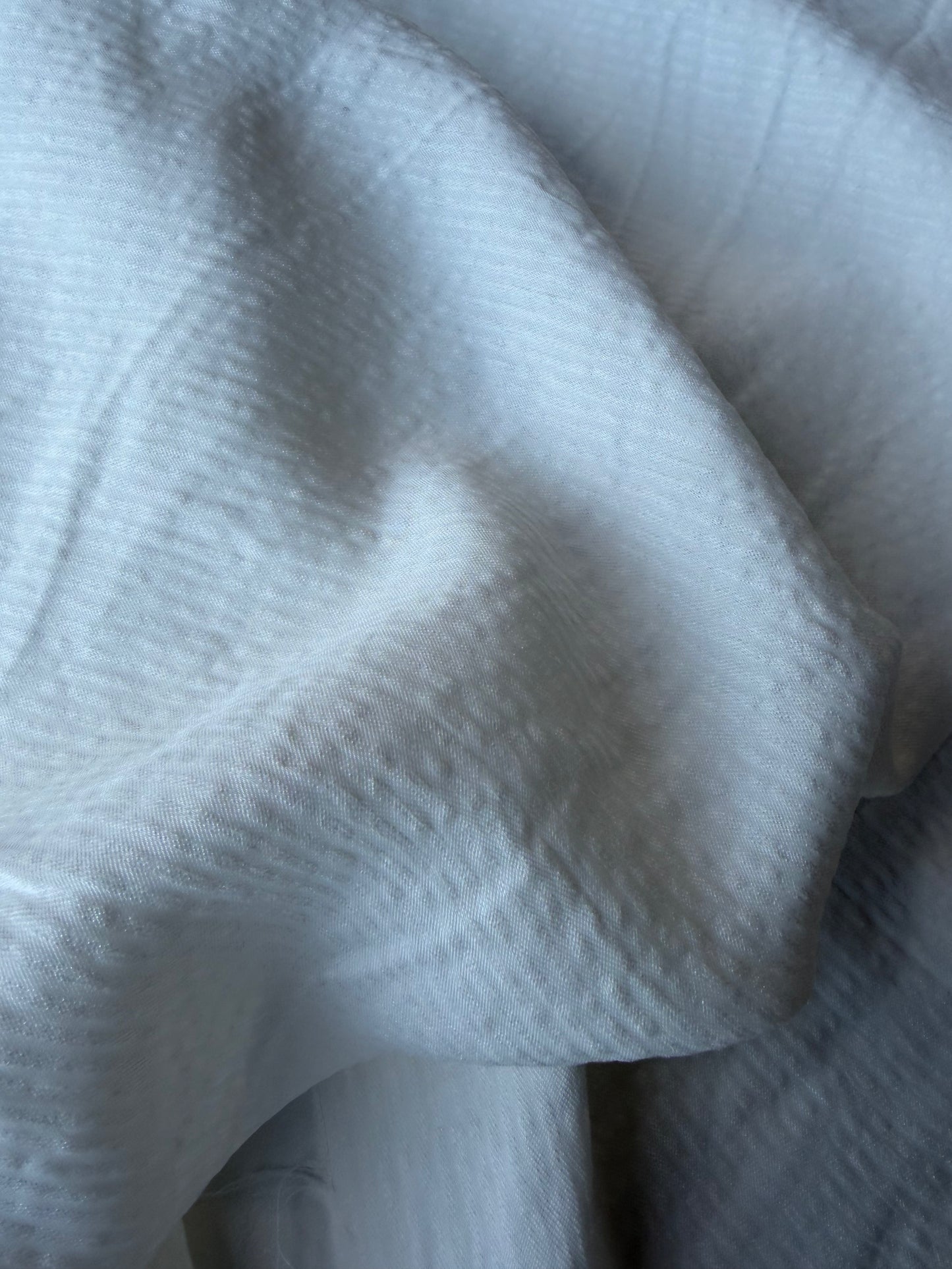 MIA 007 white viscose voile stripes