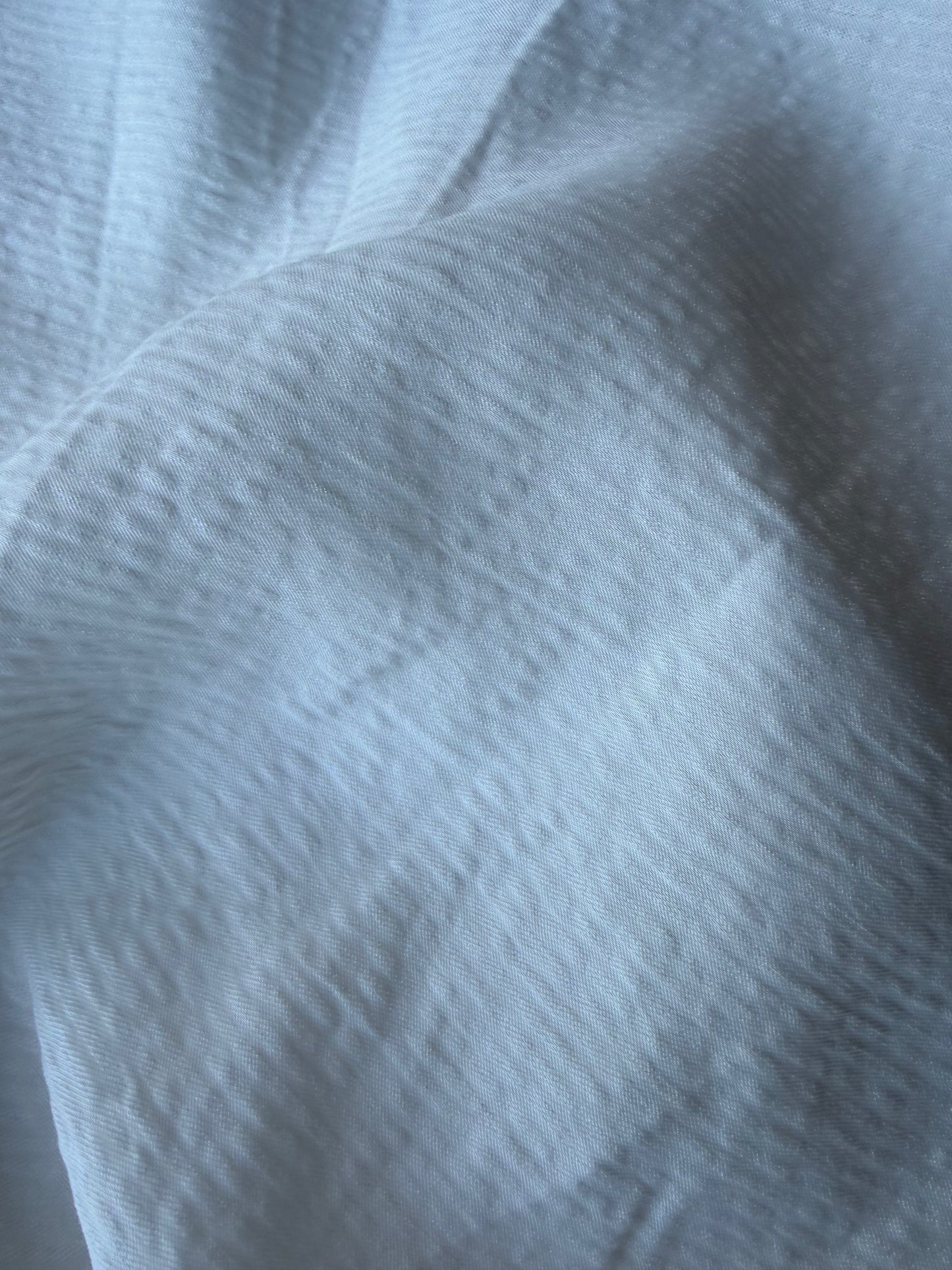 MIA 007 white viscose voile stripes