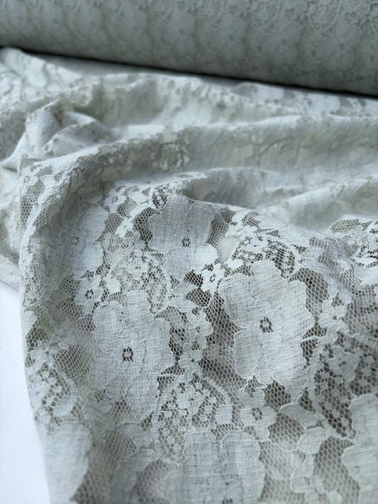 ERICA 039 cotton lace light sage green