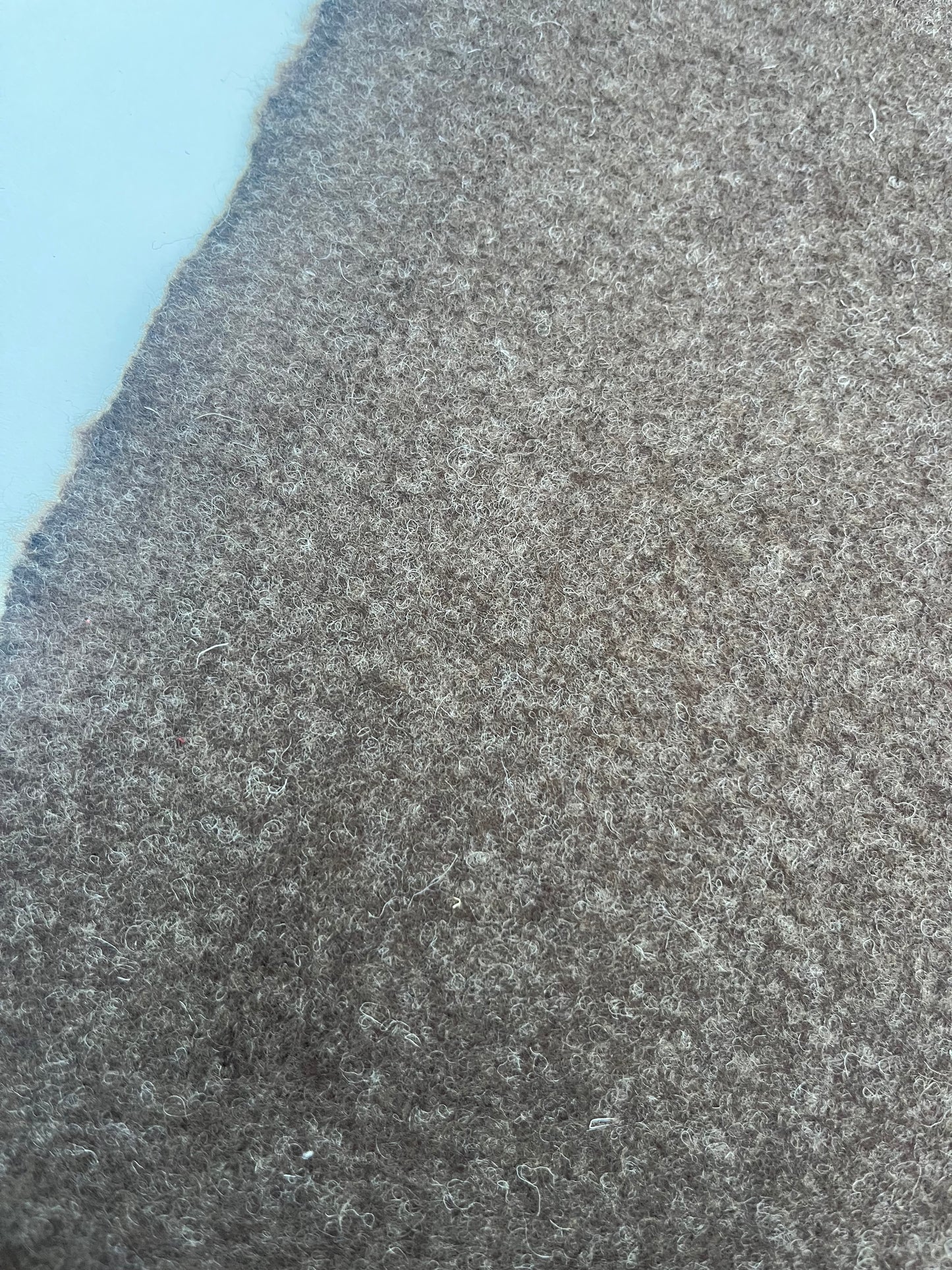GINA 002 heavy boiled wool brown