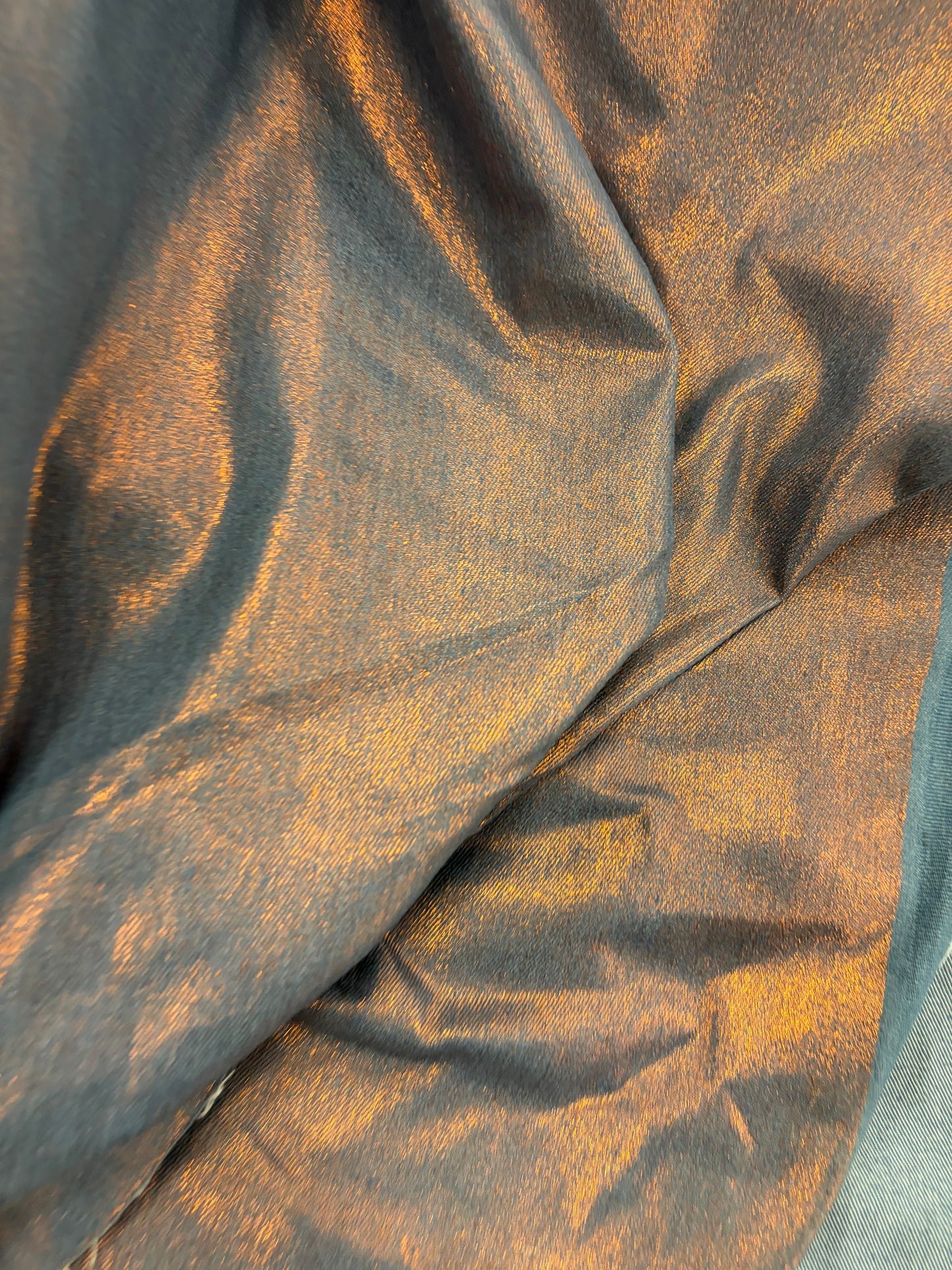 EDDY 006 copper coated stretch denim