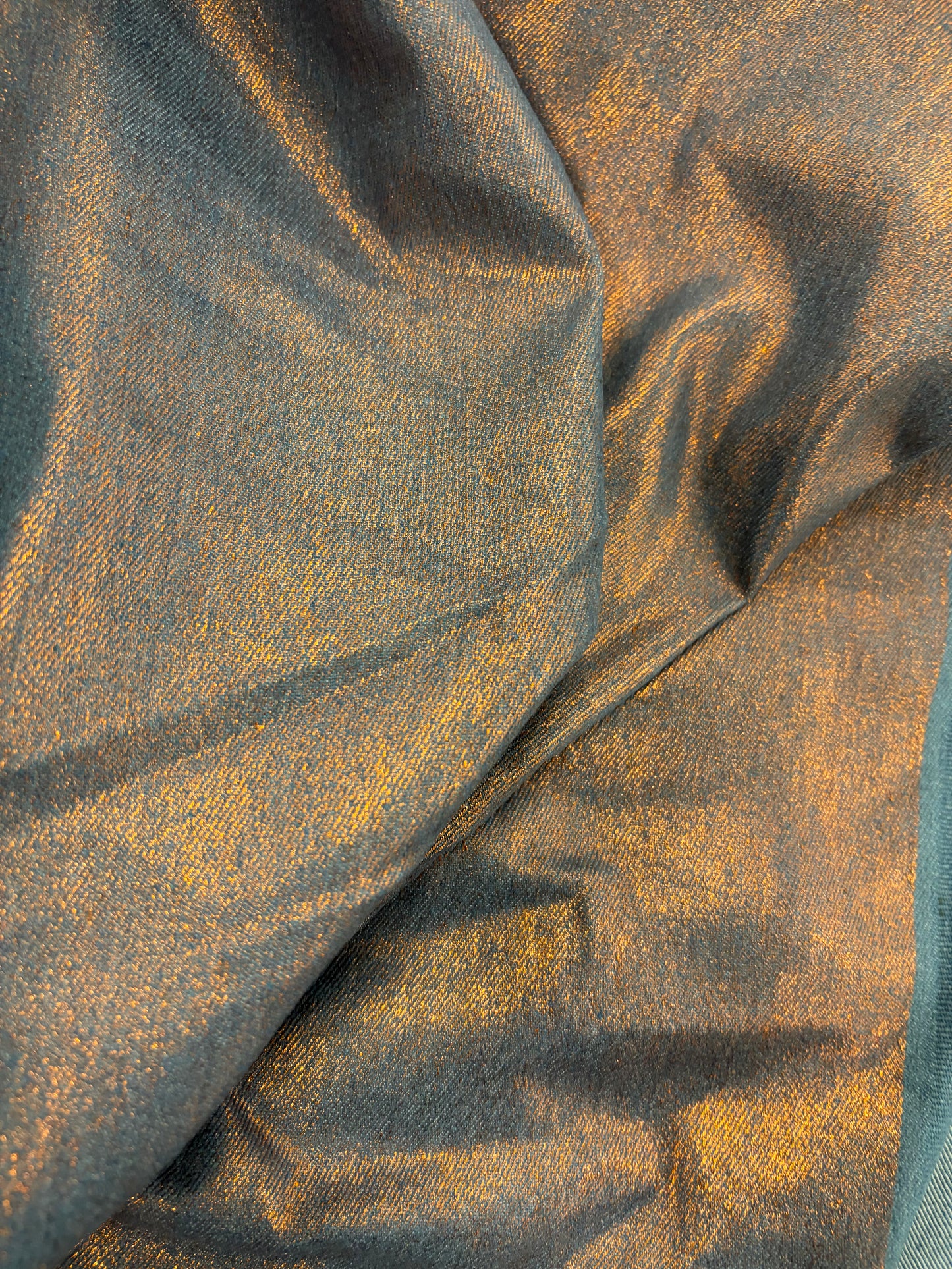 EDDY 006 copper coated stretch denim