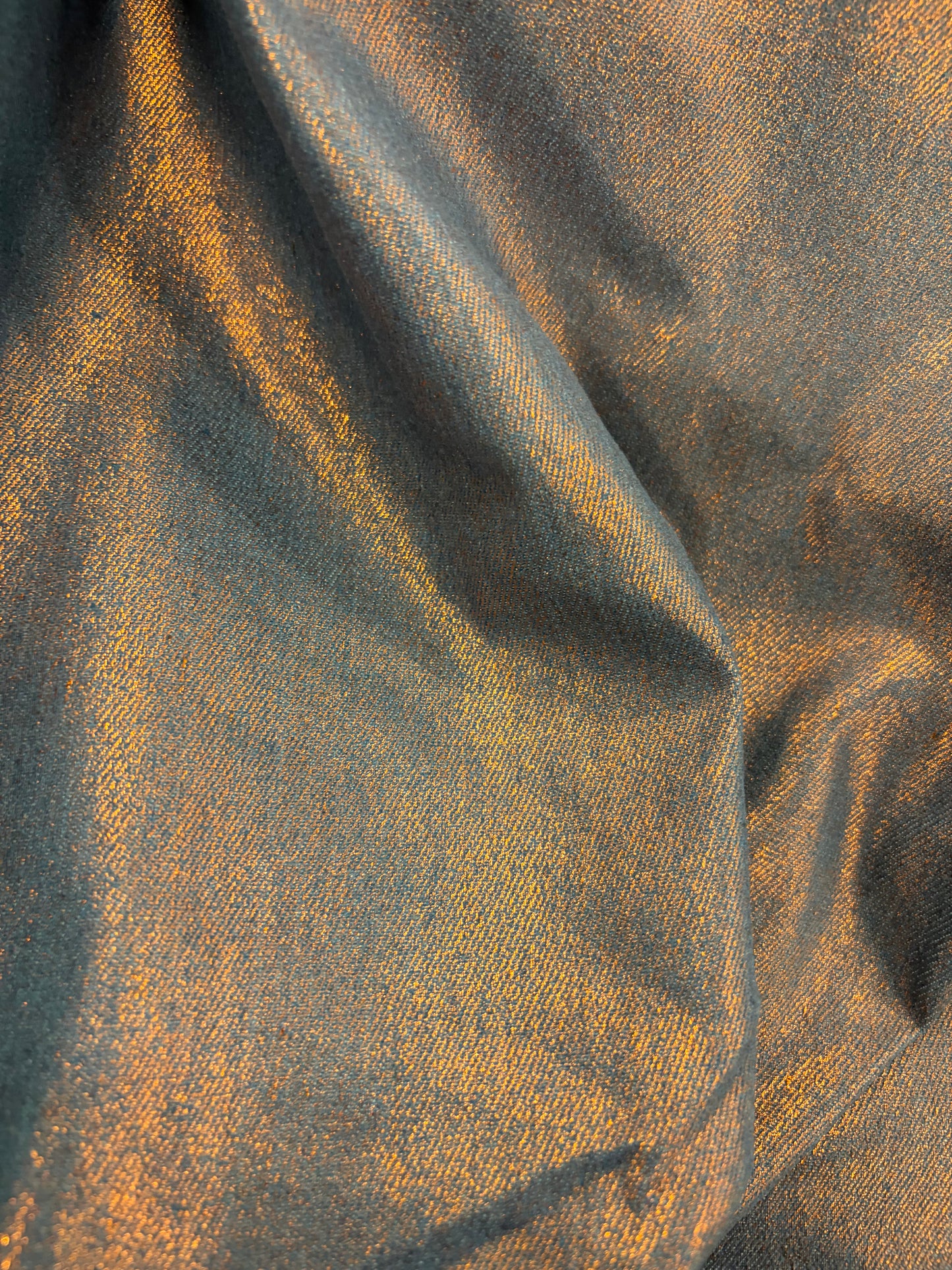 EDDY 006 copper coated stretch denim