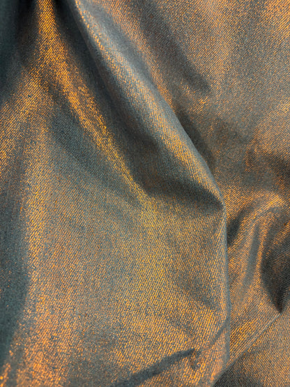 EDDY 006 copper coated stretch denim