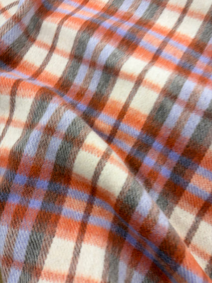EDDY 007 checkered boiled wool