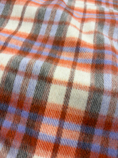 EDDY 007 checkered boiled wool