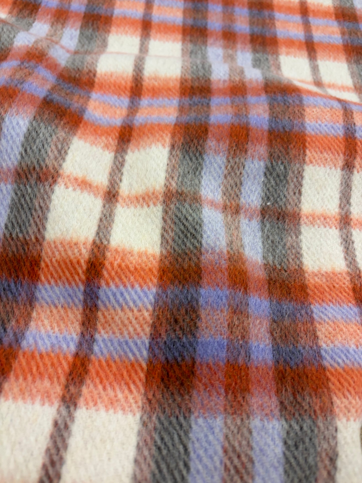EDDY 007 checkered boiled wool
