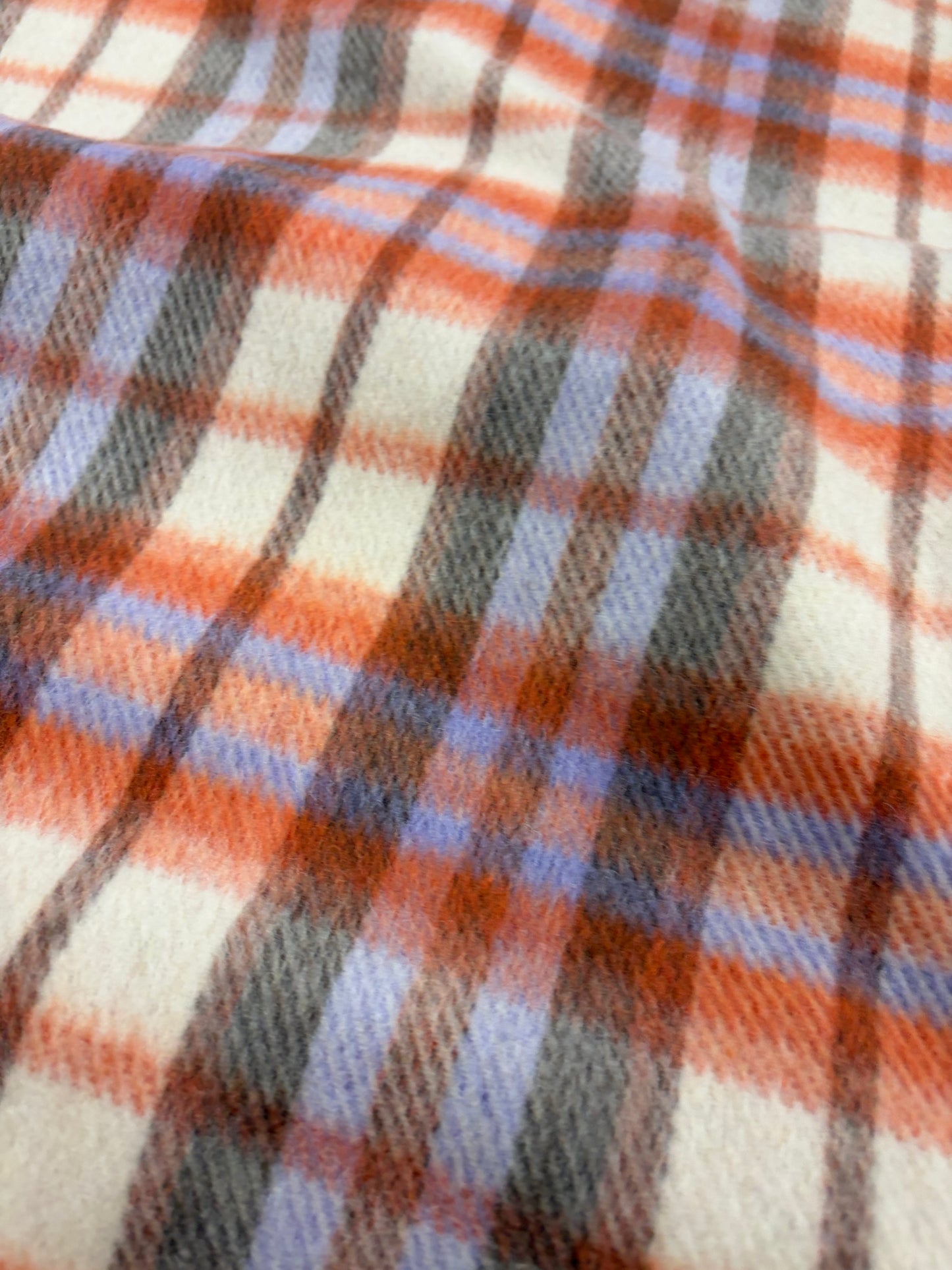 EDDY 007 checkered boiled wool