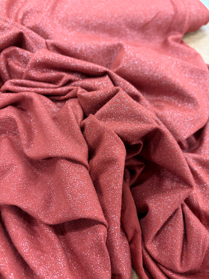 EDDY 008 viscose jersey  with copper shiny lurex