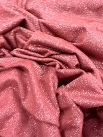 EDDY 008 viscose jersey  with copper shiny lurex
