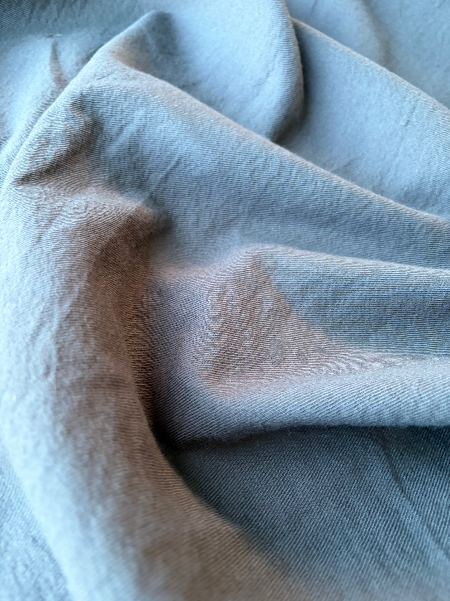 MIA 014 dark grey washed cotton/wool suiting fabric