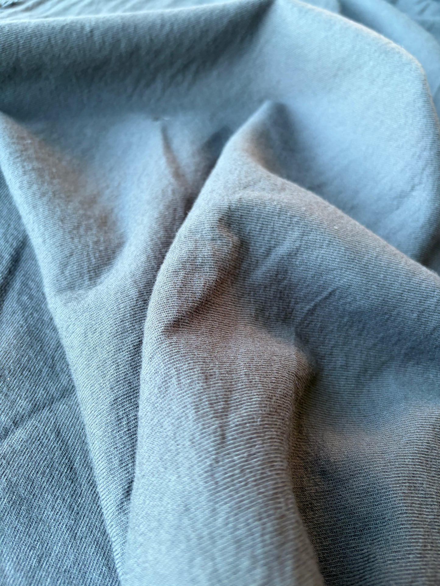 MIA 014 dark grey washed cotton/wool suiting fabric