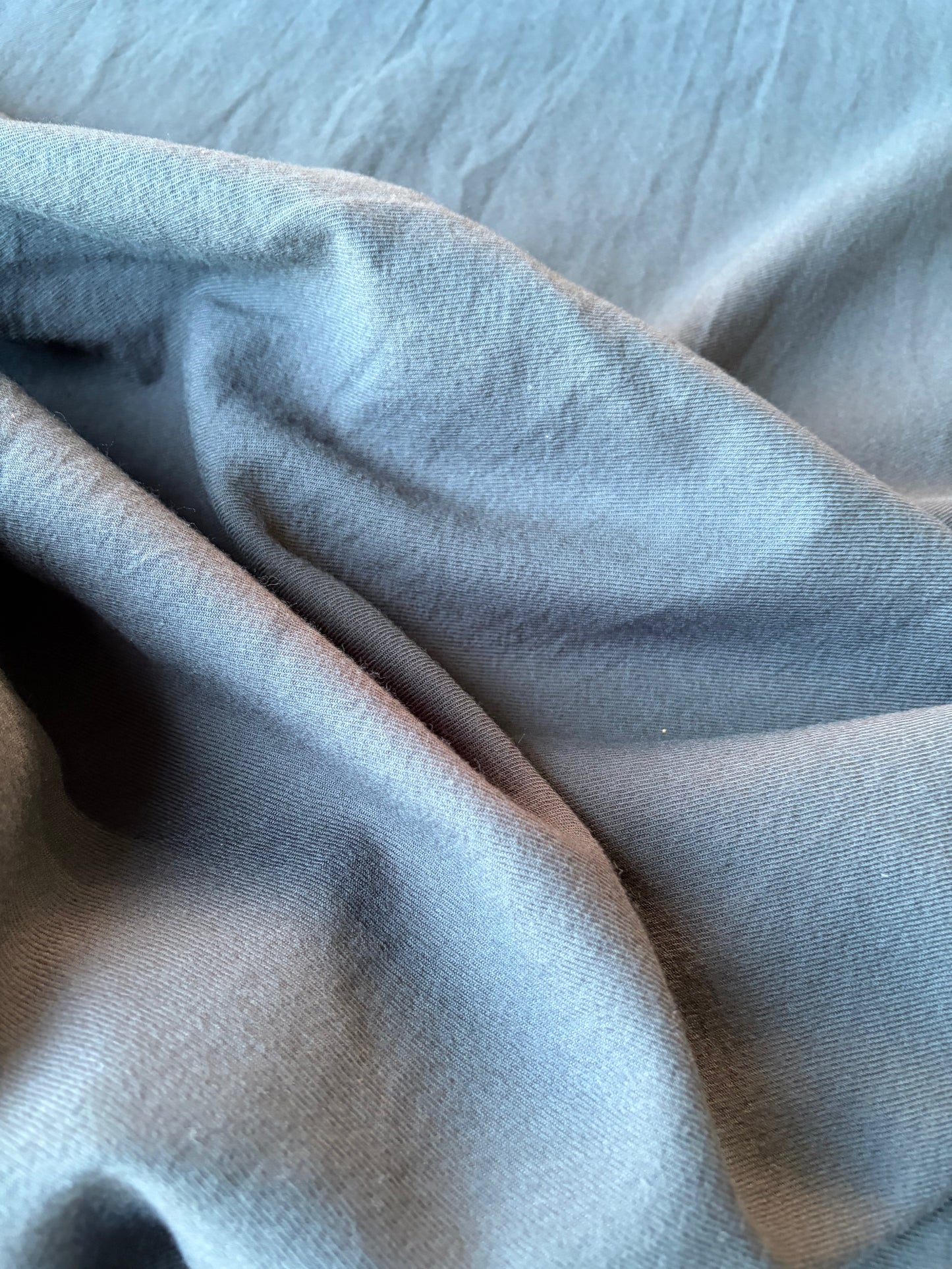 MIA 014 dark grey washed cotton/wool suiting fabric