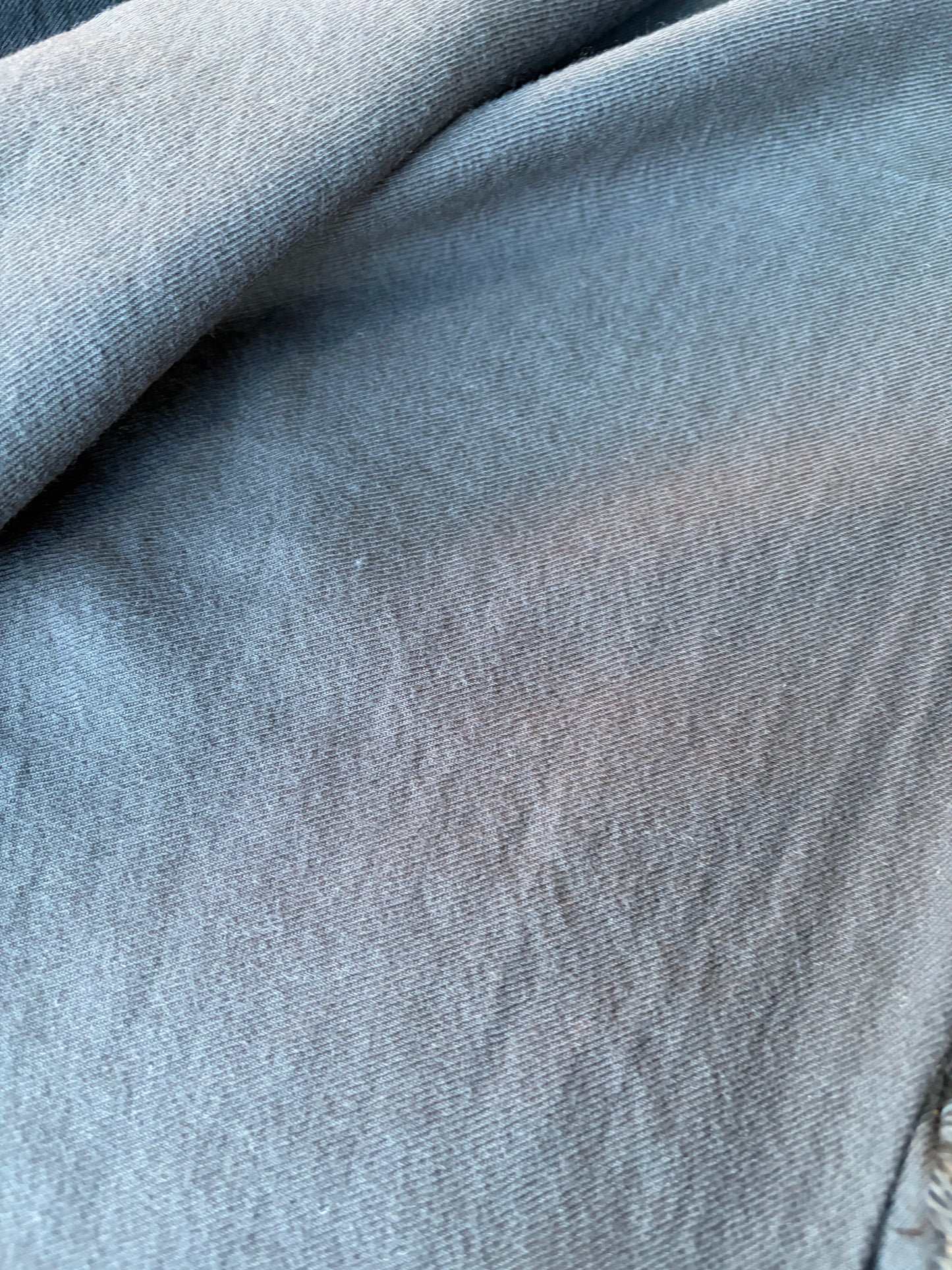 MIA 014 dark grey washed cotton/wool suiting fabric