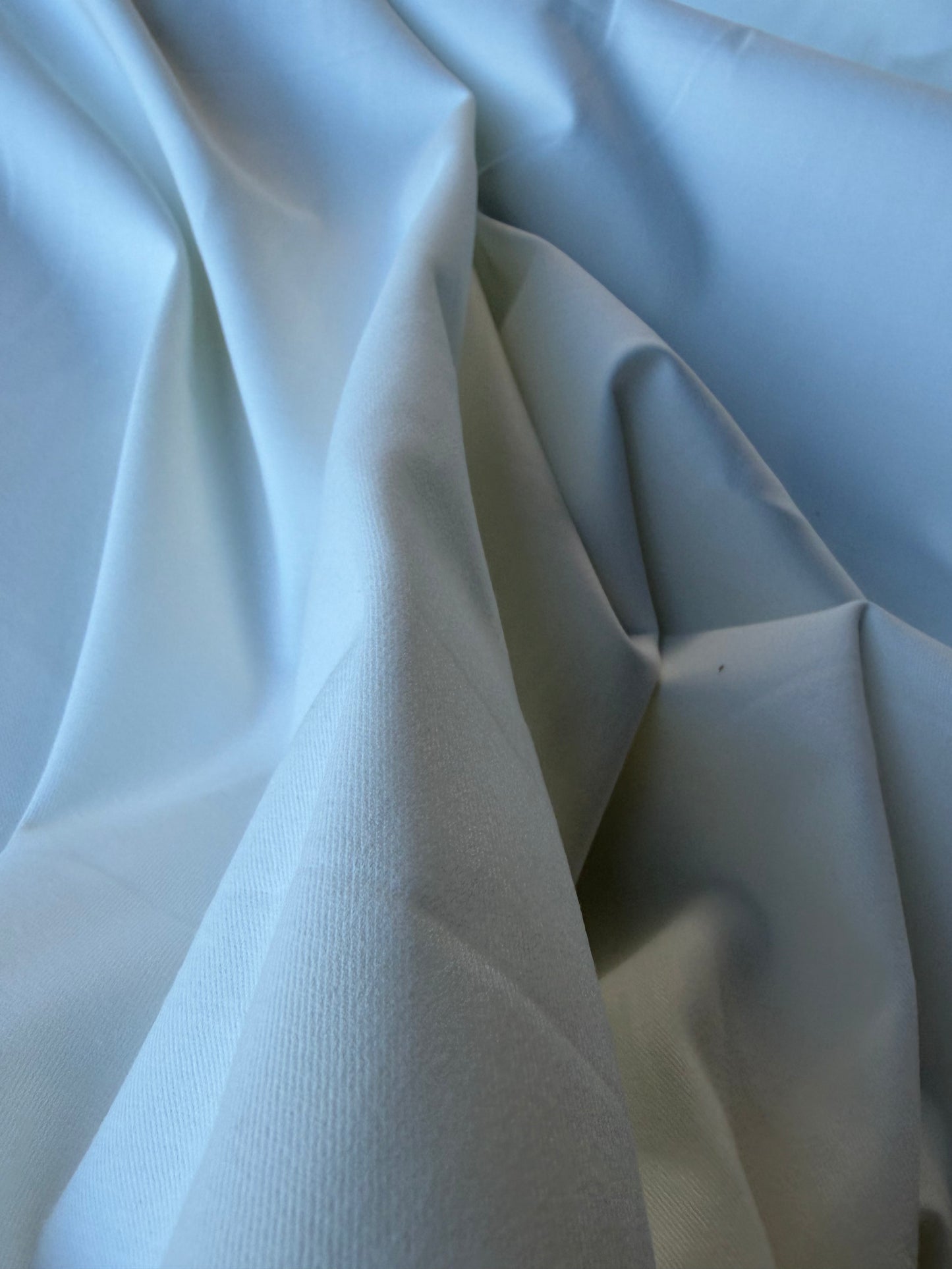 MIA 017 white midweight cotton twill stretch