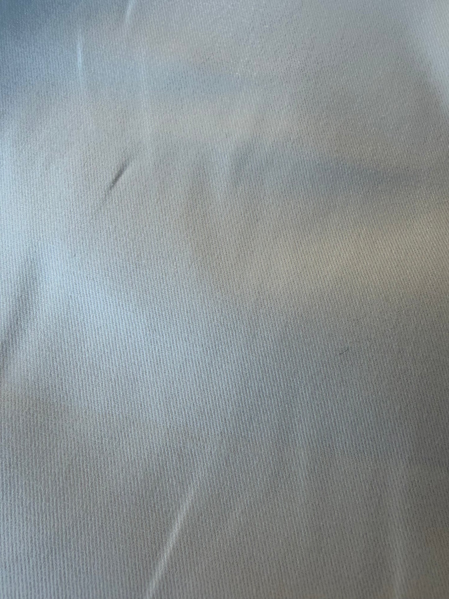 MIA 017 white midweight cotton twill stretch