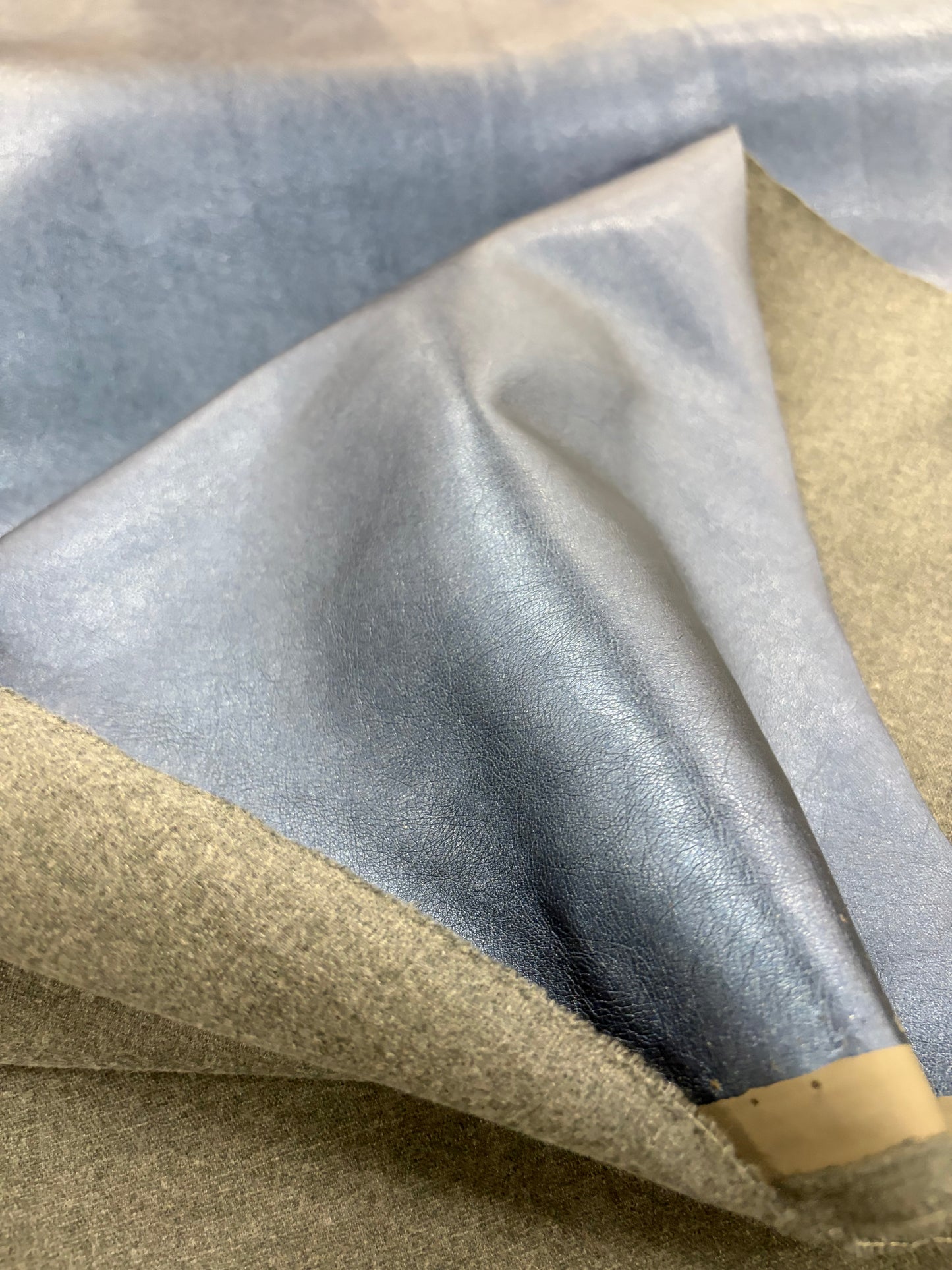 EDDY 013 steel blue eco leather