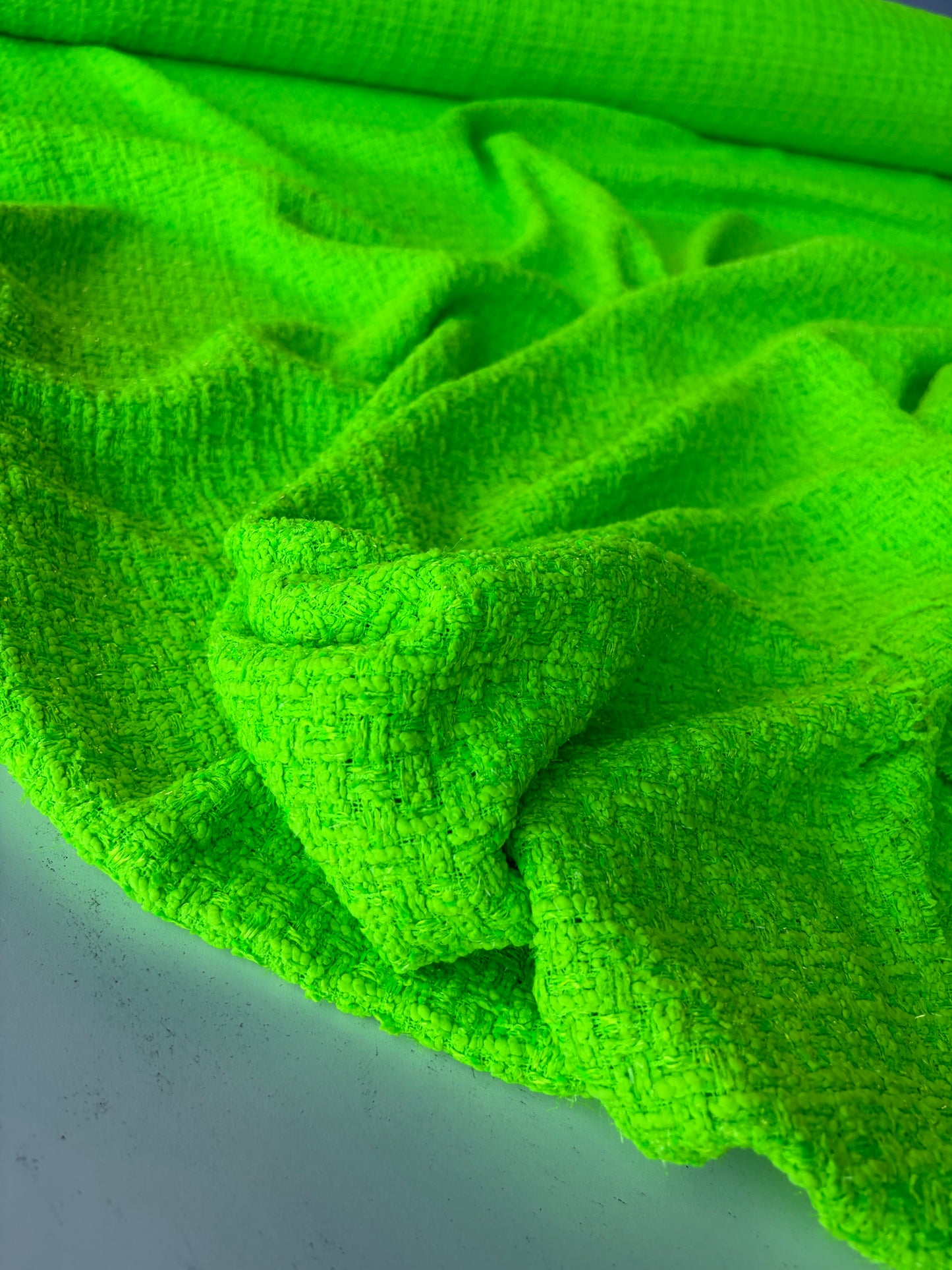 MIA 018 GUCCI fluo green cotton Chanel style tweed