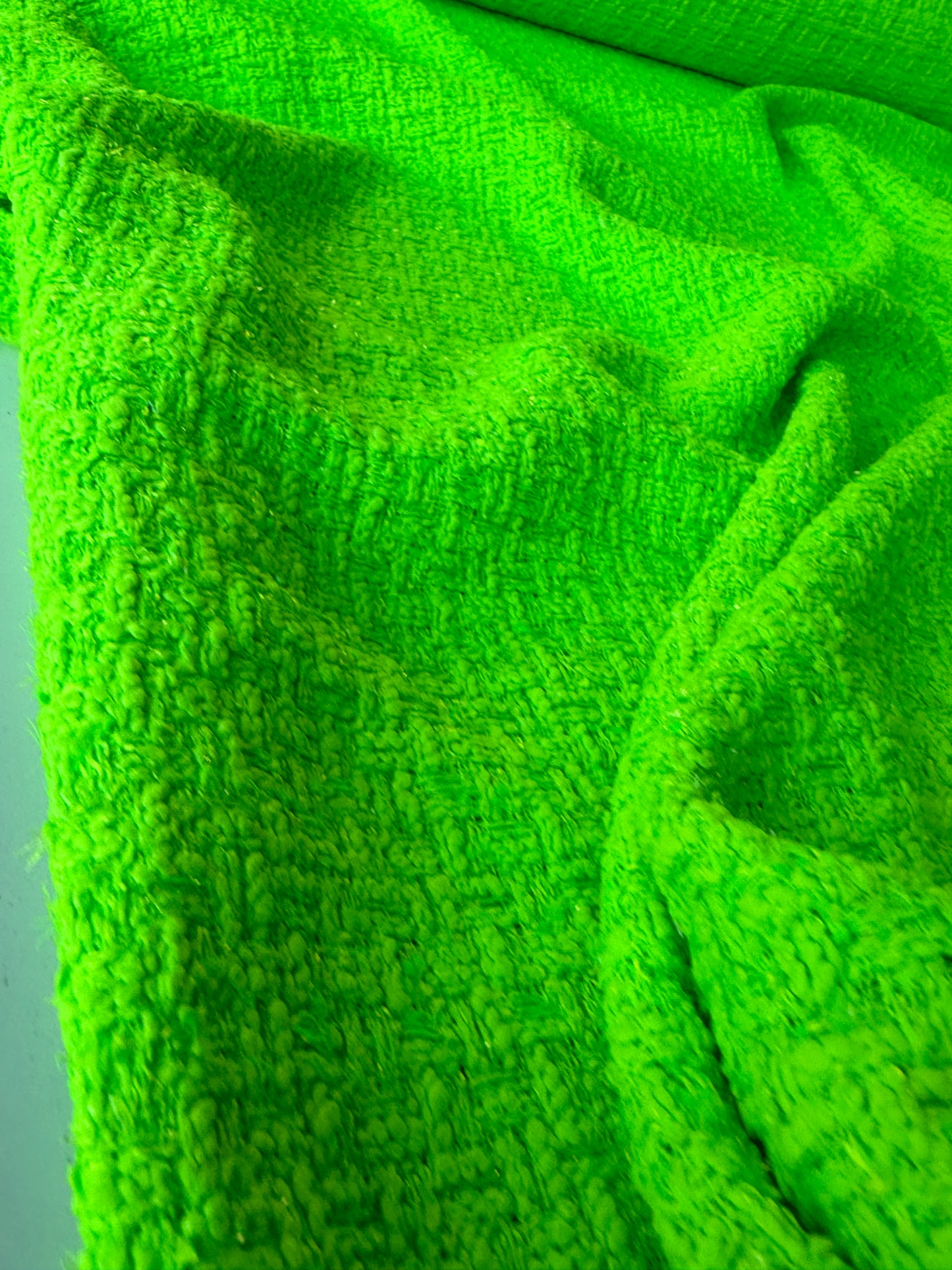MIA 018 GUCCI fluo green cotton Chanel style tweed
