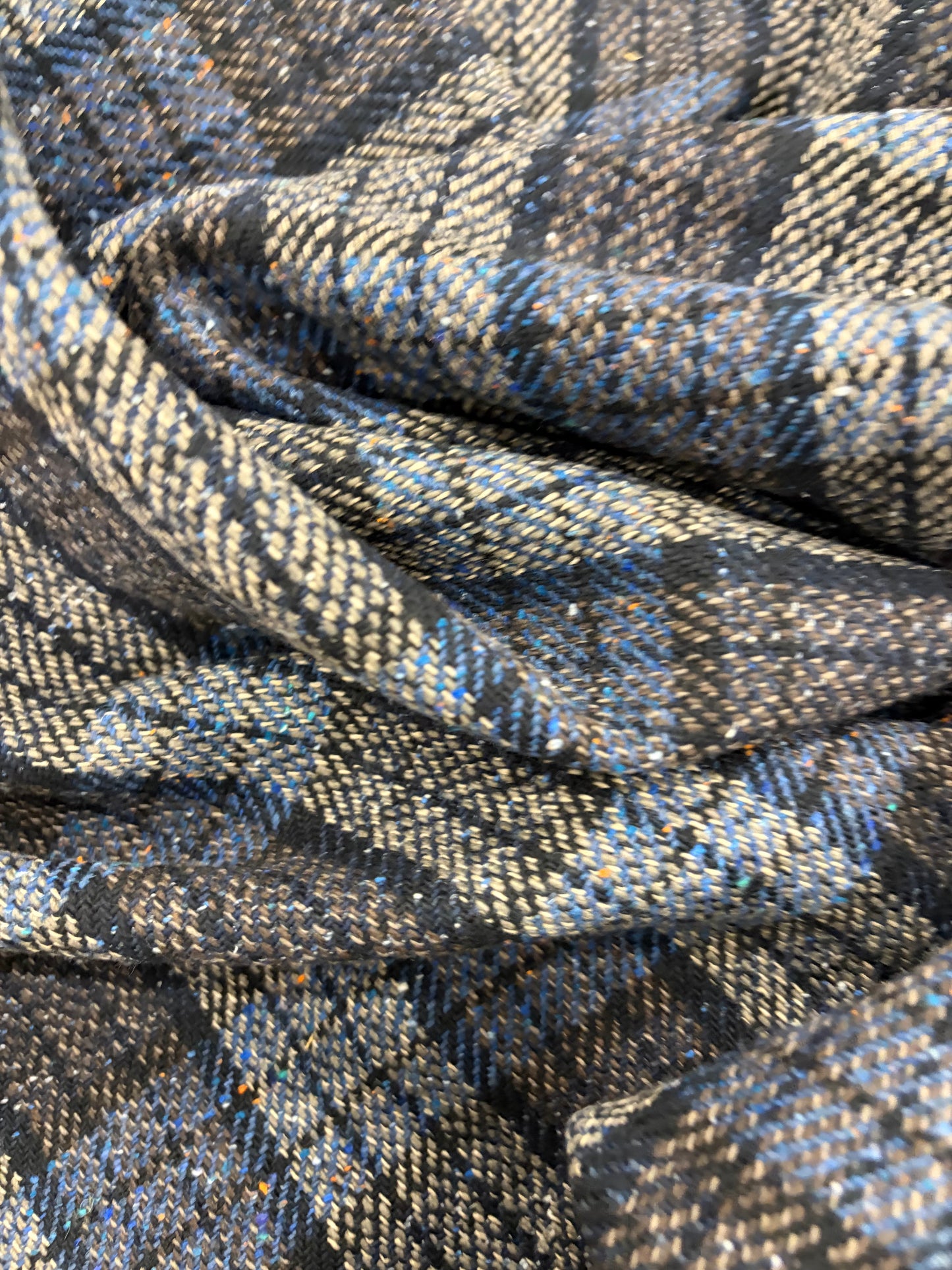 EDDY 014 checkered shetland wool tweed